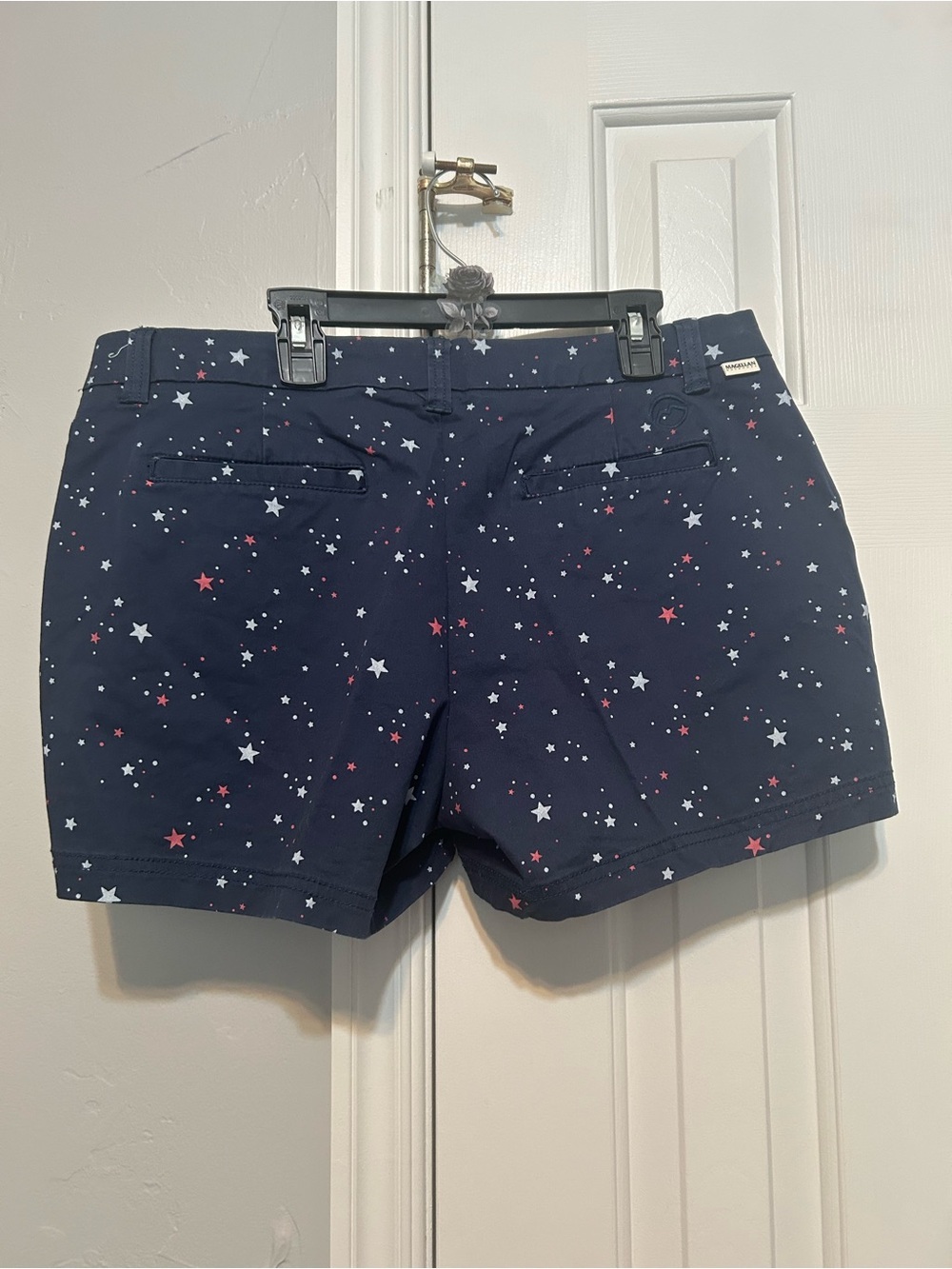 Magellan Outdoors Navy Star-Print Shorts - Picture 2 of 3